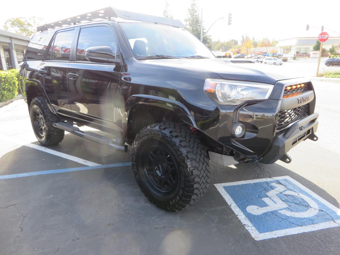 2019 Toyota 4Runner TRD Pro TRD Pro (JTEBU5JR5K5) with an V6, 4.0 Liter engine, automatic transmission, located at 2630 Grass Valley Highway, Auburn, CA, 95603, (530) 508-5100, 38.937893, -121.095482 - Clean TRd Pro 4Runner with lots of extras. Full roof rack, Body Armor front bumper, light bar, and skid plate, toy tec level kit, Method wheels, Westin running boards, Falcon tires. - Photo#2